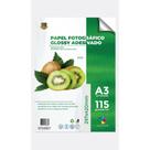 100 Folhas Papel Fotográfico glossy adesivado A3 115gr x colour 100 Folhas Papel Fotográfico glossy adesivado A3 115gr x colour