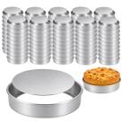 100 Formas Forminhas Para Assar Tortas Empadas Quiches Profissional 9,5x2,5cm Base Removível 100 Formas Forminhas Para Assar Tortas Empadas Quiches Profissional 9,5x2,5cm Base Removível