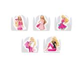 100 Forminha para Doce modelo petala personalizada com Aplique - Barbie