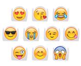 100 Forminha para Doce modelo petala personalizada com Aplique - Emoticon emoji