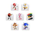 100 Forminha para Doce modelo petala personalizada com Aplique - Sonic e seus amigos