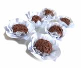 100 forminhas para doces flor em papel base 3cm
