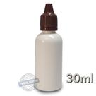 100 Frasco Plástico 30ml Conta Gotas Branco - Ref 14804