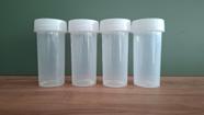 100 Frascos para Coleta com Tiossulfato de Sódio 100 ml Estéril com Tampa Rosqueavel com Lacre