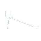 100 Gancho Para Eucatex 0,10cm - Arame 4mm Branco
