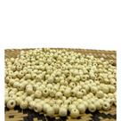 100 Gramas - Miçanga Bola de Madeira 8mm - Aprox 550 Peças, Terços, Japamala, Pulseira, Colares, braceletes