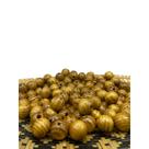 100 Gramas Miçanga Bola de Madeira Listrada 20mm - Aprox 50 Unidades - Terços, Japamala, Pulseira, braceletes