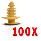 100 Grampo Presilha Para Porta Volks Universal