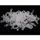 100 Grampos Clip Prendedor Amarra Plantas De Plástico Branco 100 Grampos Clip Prendedor Amarra Plantas De Plástico Branco