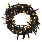 100 Luzes Lampadas Amarelo Pisca Pisca Em Led Enfeite 10mt