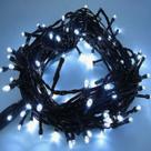 100 Luzes Lampadas Branca Pisca Pisca Em Led Enfeite 10mt
