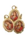 100 Medalha Santa Catarina de Alexandria - 1x2 cm