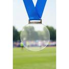 100 Medalhas Acrílicas 5cm Fita Azul/Amarela - Prêmios Desta 100 Medalhas Acrílicas 5cm Fita Azul/Amarela - Prêmios Desta