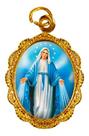 100 Medalhas de Alumínio N. S Das Graças - Mod. 2 Dourada