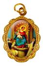 100 Medalhas de Alumínio - Nossa Senhora Do Rosário Dourado