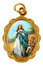 100 Medalhinhas de Imaculada Conceição - Mod 1 Dourada