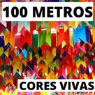 100 Metros Bandeirinha Bandeira Festa Junina Arraiá COLORIDAS 100M Plástico