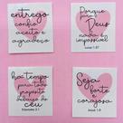 100 Mini Cartão Mensagens Bíblicas Motivacional 100 Mini Cartão Mensagens Bíblicas Motivacional