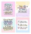100 Mini Cartões Frases Sortidas Motivacionais
