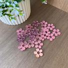 100 Mini Florzinhas em acrílico para decoração