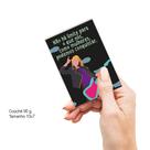 100 Mini folheto Motivacional, Mulher, Frases, variações