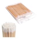 100 Palitos Com Algodão Aplicador e Remoção de Henna Sobrancelha Design Profissional de Rena