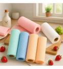 100 Panos Multiuso Limpeza Diária 25x30cm Antibacteriano Rolo 50 Panos Limpeza Pia Moveis Tipo Perfex Duhome