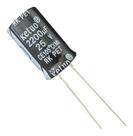 100 PÇS CAPACITOR ELETROLITICO 2200UF X 25V - 2200X25V 105º GRAUS