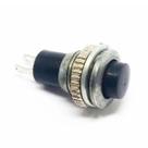 100 Peças Chaves Push Button Ds-316 2t Sem Trava Preto