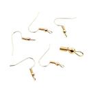 100 Peças de Ganchos para Brincos (20x17mm) - DIY - Feitos de Ferro