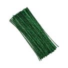 100 Peças De Hastes De Chenille Com Glitter, Varetas De Lã Torcidas, Fios De Tinsel Peludo Com
