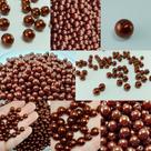 100 peças pérola 8 mm p/ colar, pulseiras, chinelos, brincos e artesanatos 100 peças pérola 8 mm p/ colar, pulseiras, chinelos, brincos e artesanatos