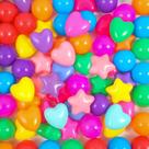 100 Pelotas de Plástico Redondas y Divertidas para Niños con Bolsa 5.5 cm 100 Pelotas de Plástico Redondas y Divertidas para Niños con Bolsa 5.5 cm