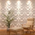 100 Placas 3D PVC Revestimento De Parede Decorativa Dakar 25Cm