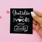 100 Postal Cartão De Agradecimento Gratidão Ter Você Como Cliente