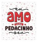 100 Postal De Agradecimento Dia Dos Namorados 9x10cm Eu Amo Cada Pedacinho