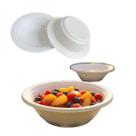 100 Pratos Pratinho Cumbuca Tigela Isopor Fundo 15cm-200ml