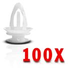 100 Presilha Grampo Carro Retrovisor Celta Meriva Vectra Astra