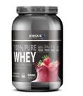 100 Pure Whey Sabor Morango 900g Unique Nutrition