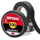 100 Rolos Fita Isolante Imperial Slim 18x20 metros 3M