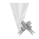 100 Saco Cone para Lembrancinha 14x22,5cm com Laço