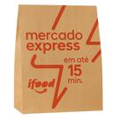 100 Saco Kraft Para Delivery GG 28x17,5x33 ECOLOGICO