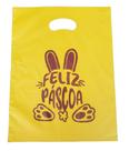 100 Sacolas Tema Páscoa 30x40 Vazada Amarela 100 Sacolas Tema Páscoa 30x40 Vazada Amarela