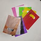 100 Sacolinhas Plásticas 16x20 Alça Boca De Palhaço 1 linha para semijoias.