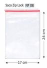 100 Sacos Zip Abre E Fecha Hermético 17x24 Talge