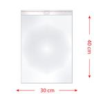 100 Saquinhos 30 X 40 Cm Autocolante Transparente 100 Saquinhos 30 X 40 Cm Autocolante Transparente