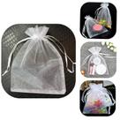 100 Saquinhos Organza, Sacos Brancos 15x20 Cm ideal para Lembrancinhas