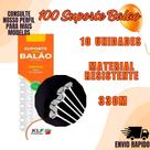 100 Suporte Balao Bexiga Aniversario Festa Eventos Branco