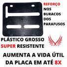 100 Suportes Para Placa De Moto - Retangular (mercosul)