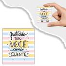 100 Tags para Brinco Com furo para encaixar o brinco Tam. 5x4,5 Cm